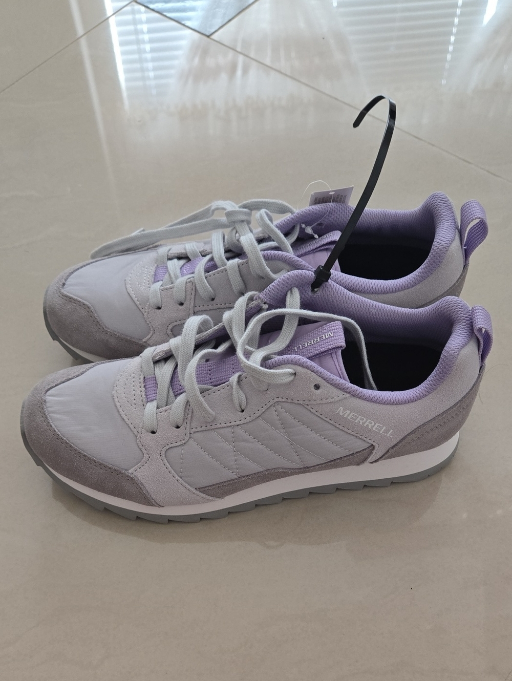 Merrell Women's Lavender and Light Gray Athletic Sneakers